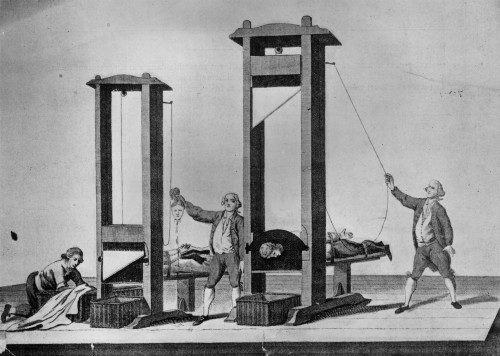 Exécution par guillotine