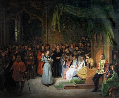 Jeanne d'Arc devant Charles VII, Gillot Saint-Evre