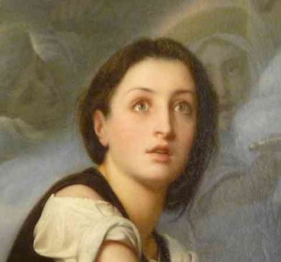 Jeanne d'Arc, extrait du tableau de Bénouville