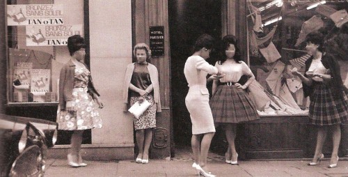 Prostituées rue Saint Denis en 1960