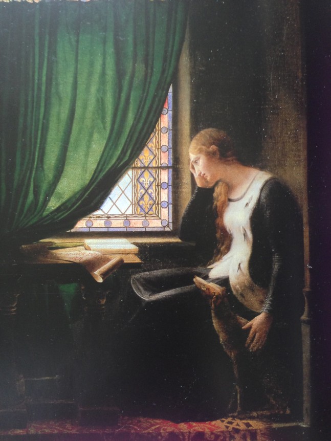 Valentine Visconti pleurant la mort de son époux Louis d'Orléans assassiné en 1407 par Jean Sans Peur, Richard