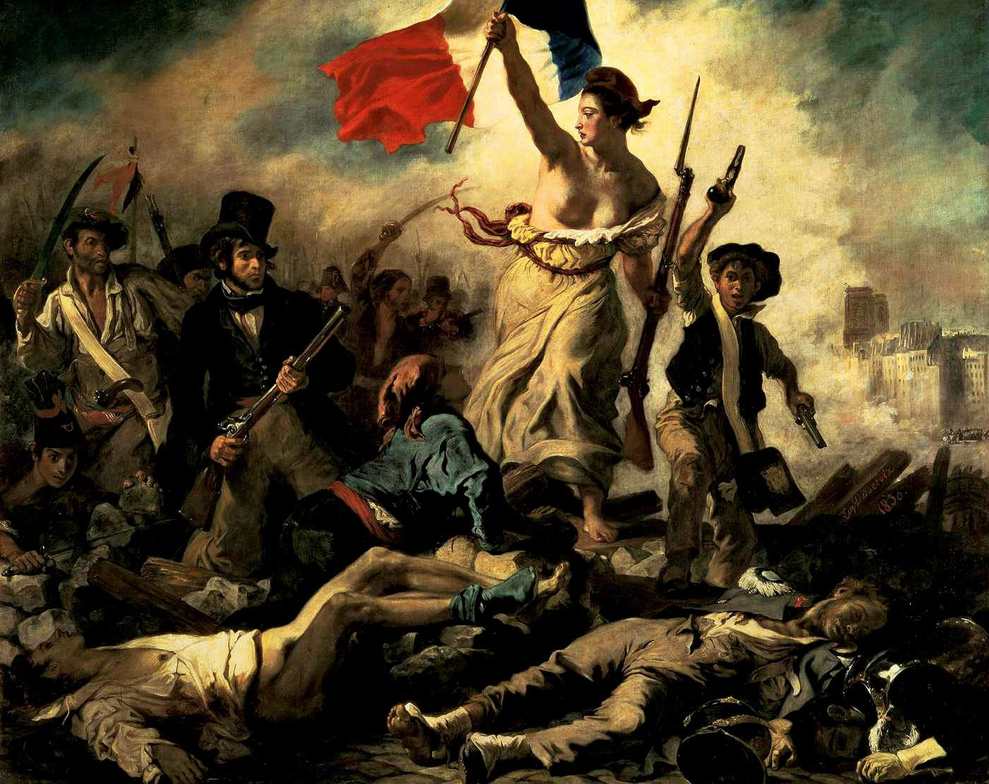 La Liberté guidant le peuple, Delacroix