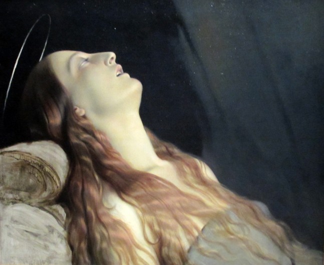 Louise Vernet sur son lit de mort, Delaroche