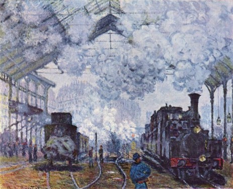 La gare Saint-Lazare, Monet