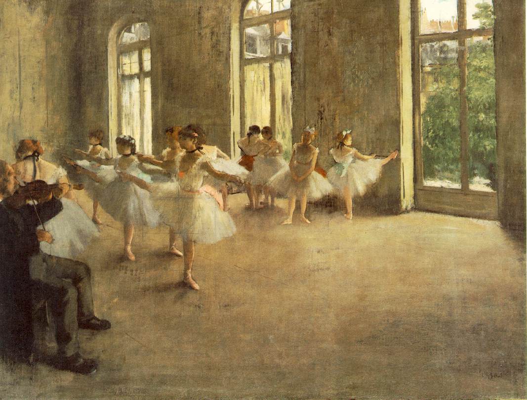 Répétition de ballet, Degas