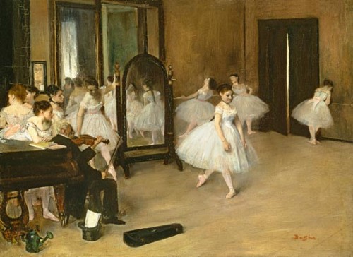 Classe de danse, Degas