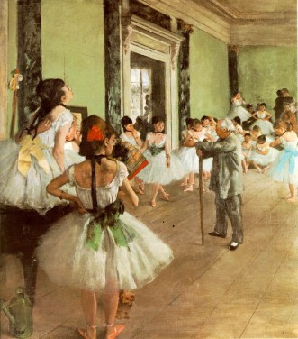 Classe de danse, Degas