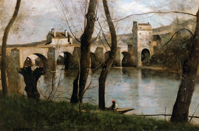 Le pont de Mantes, Corot