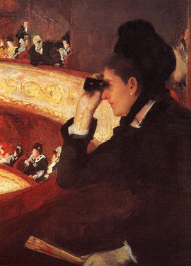 A l'Opéra, Mary Cassatt